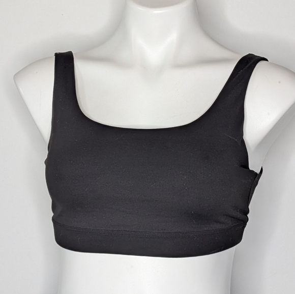 Athleta Black Strappy Athletic Exercise Workout Sports Bra S - Picture 1 of 9